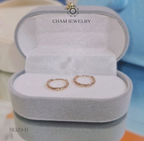 Hoa Tai BK129 CHAM JEWELRY (Barcode CYB1572).