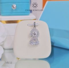 Mặt Dây Chuyền CHAM JEWELRY MK52, Mặt Phật Bà.