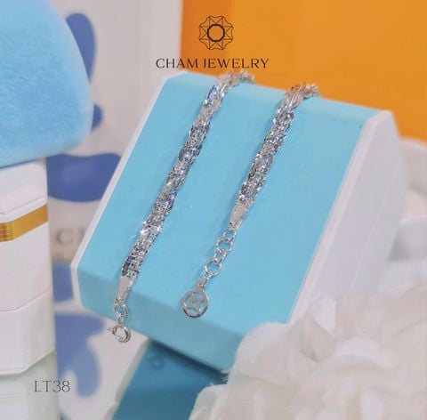 Lắc Tay CHAM JEWELRY LT38. Bản 4.0mm (Barcode TLBC523)