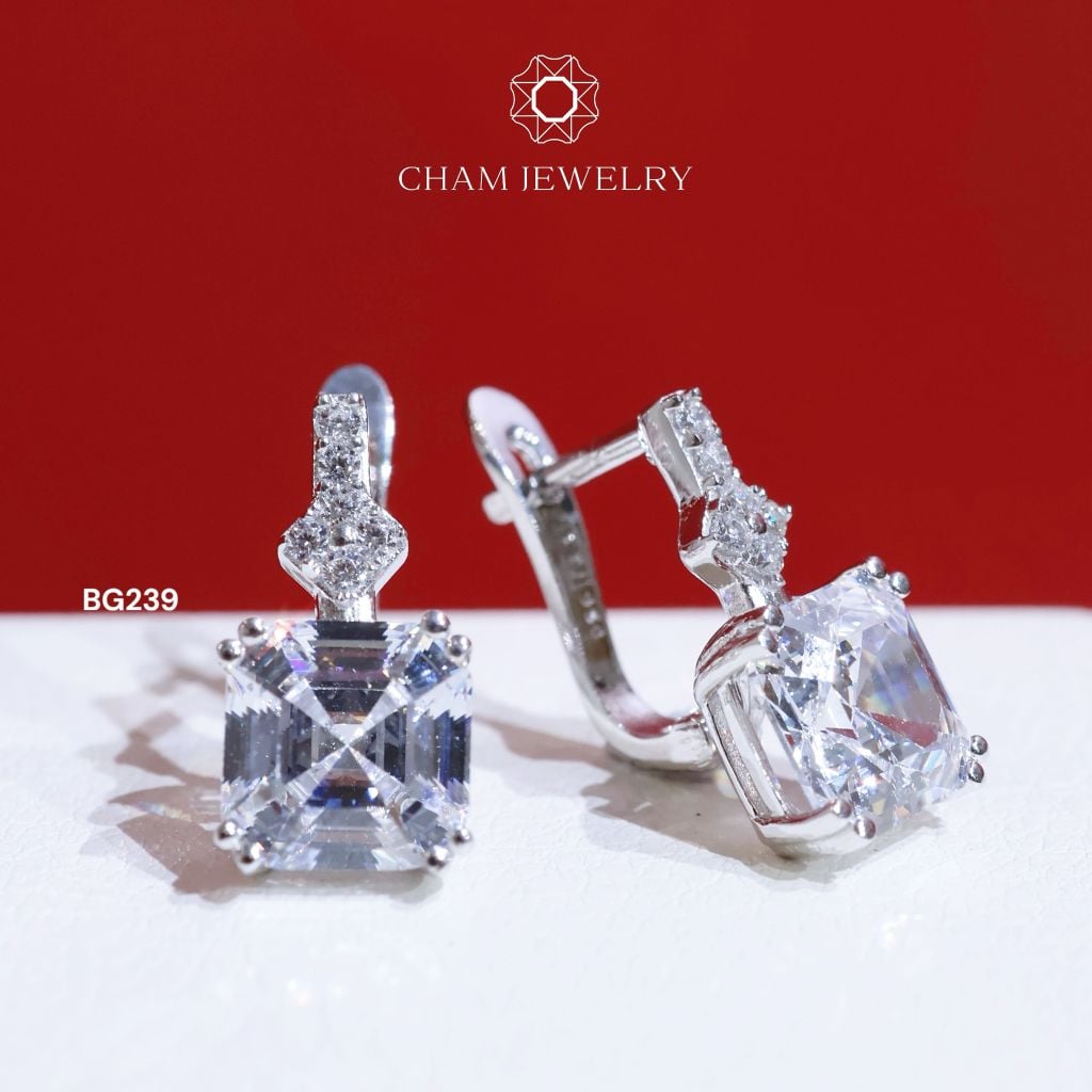 Hoa Tai CHAM JEWELRY BG239, Chủ 7.0mm (Barcode TBG872).