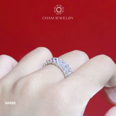 Nhẫn NM98 CHAM JEWELRY, Bản 5.0mm