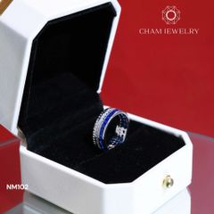 Nhẫn NM102 CHAM JEWELRY, Bản 6.5mm