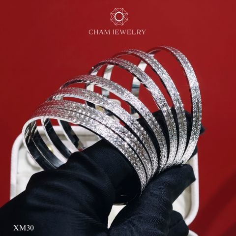 Vòng Tay XM30 CHAM JEWELRY, Bản 4.5mm (Barcode TXC114).