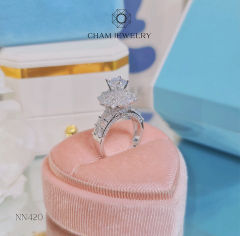 Nhẫn Nữ CHAM JEWELRY NN420, Chủ 6.5mm (Barcode CNTN473).