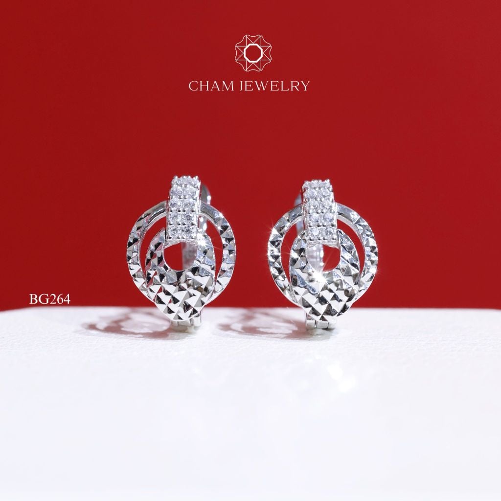 Hoa Tai BG264 CHAM JEWELRY (Barcode TBG915).