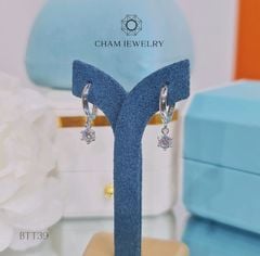 Hoa Tai BT39 CHAM JEWELRY,Chủ 4.0mm .
