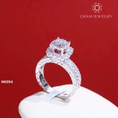 Nhẫn CHAM JEWELRY NN254, Chủ 7.5mm ( Barcode TVB290N ).