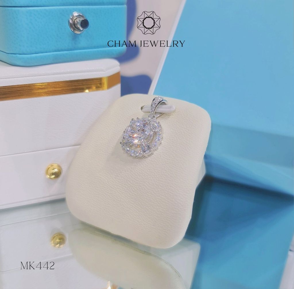 Mặt Dây Chuyền MK442 CHAM JEWELRY, Chủ 8.5mm (Barcode TMA1532).