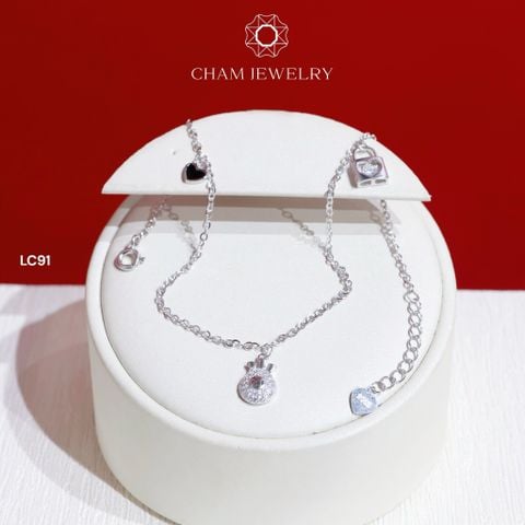 Lắc Chân LC91 CHAM JEWELRY, Lắc Túi Tiền Free Size (Barcode TLC460).