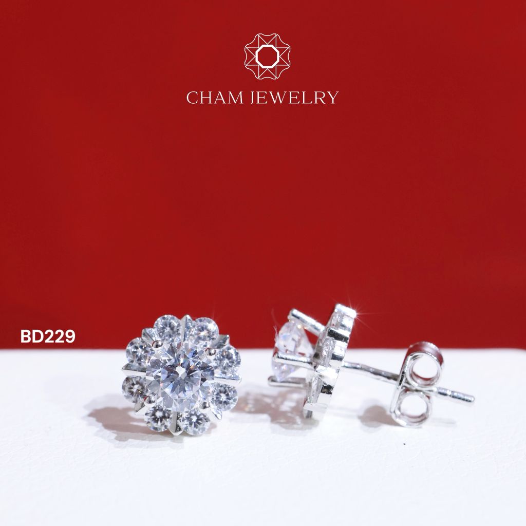 Hoa Tai BD229 CHAM JEWELRY, Chủ 5.0mm.