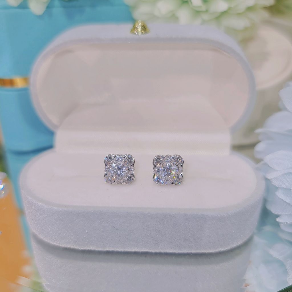 Hoa Tai BV21 CHAM JEWWLRY, Chủ 5.0mm.