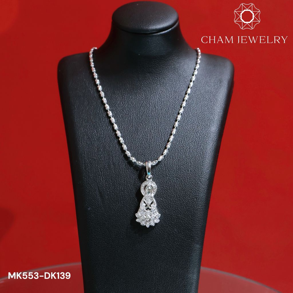 Dây Chuyền MK553-DK139 45CM CHAM JEWELRY, Mặt Phật Bà.