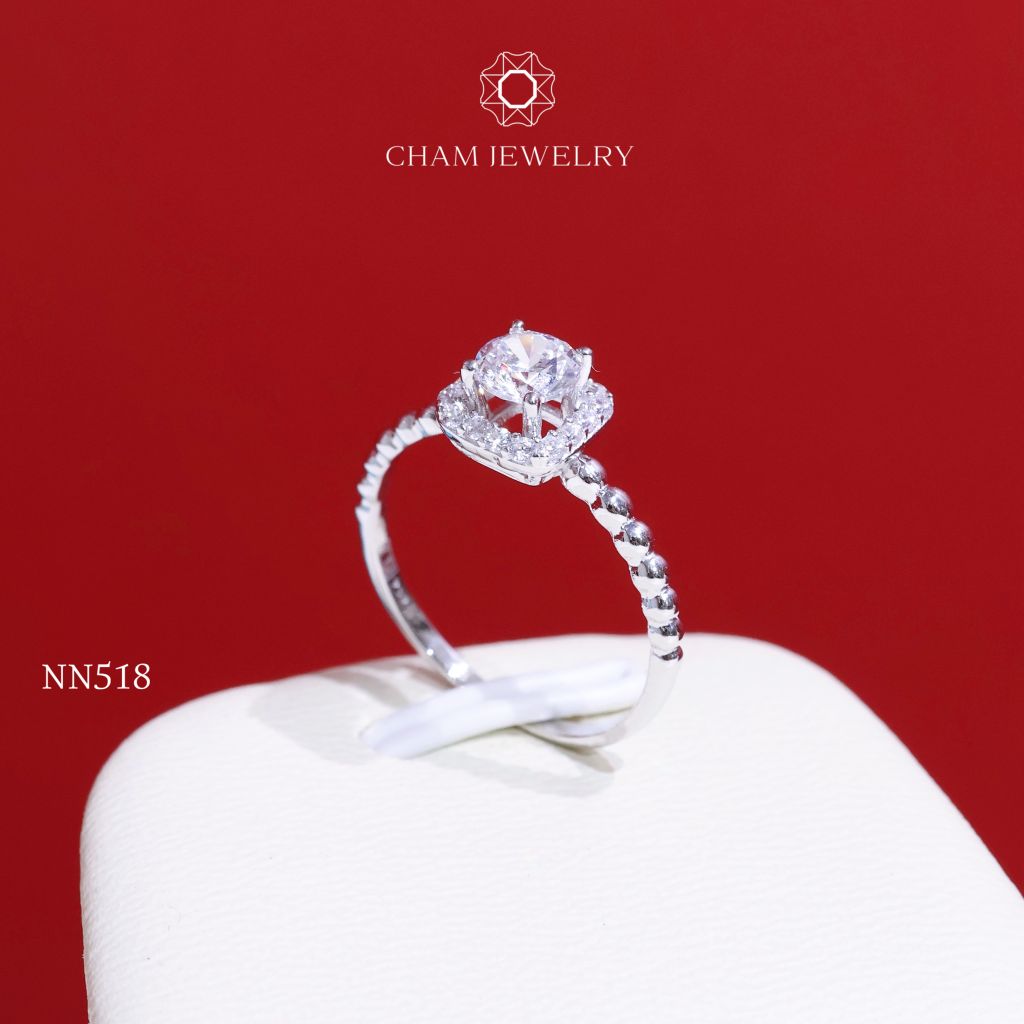 Nhẫn Nữ NN518 CHAM JEWELRY, Chủ 5.0mm (Barcode TNN1466).