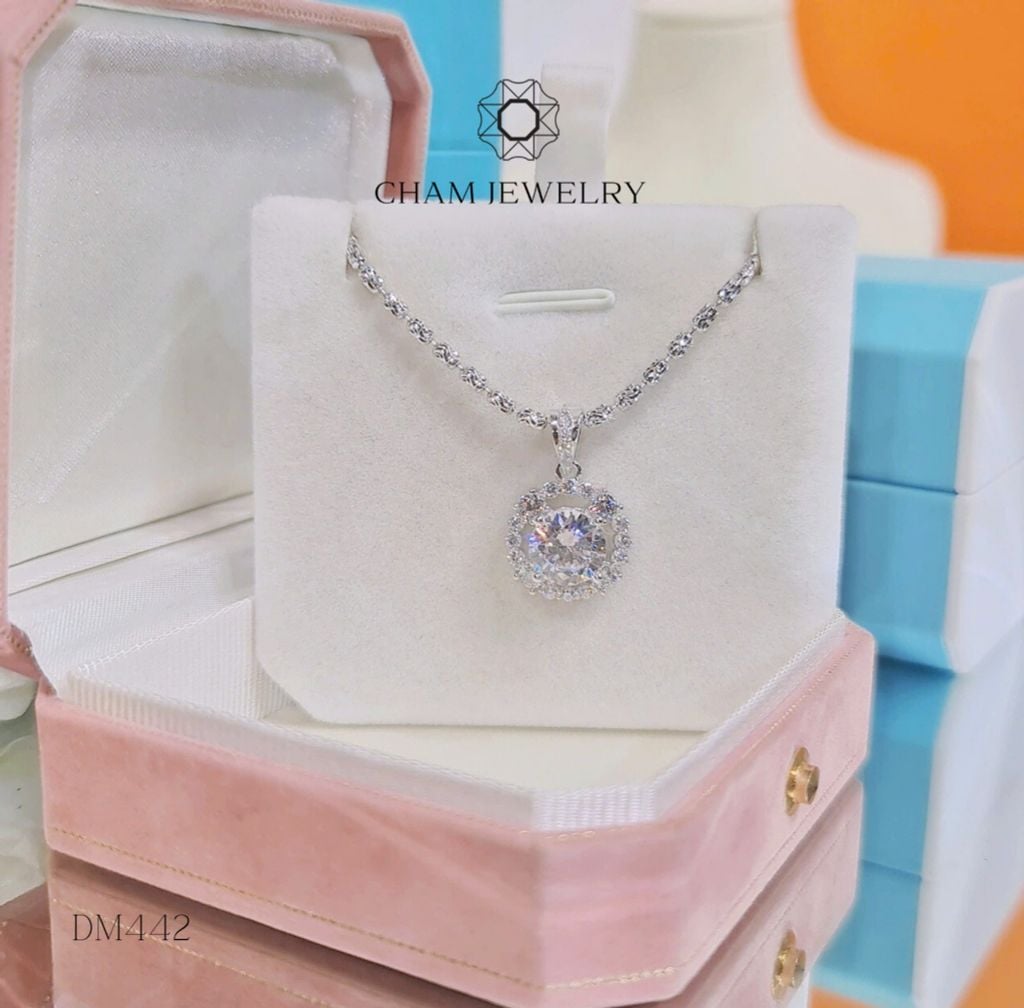 Dây Chuyền MK442-DK01 45cm CHAM JEWELRY, Chủ 8.5mm.