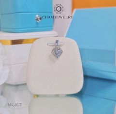 Mặt Dây Chuyền MK407 CHAM JEWELRY, Măt Viên Kim Cương (Barcode TMA1361).