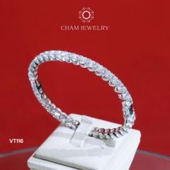 Vòng Tay CHAM JEWELRY VT116, Full Đá 4mm ( Barcode TV159).