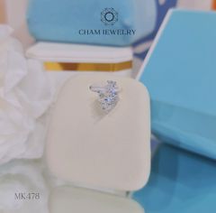 Mặt Dây Chuyền MK478 CHAM JEWELRY, Chủ 8.0mm Trái Tim Đá Nam Phi (Barcode TMX284).