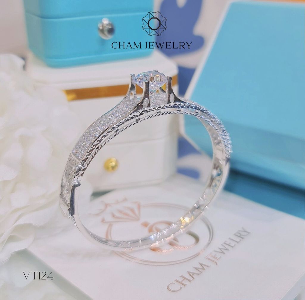 Vòng Tay CHAM JEWELRY VT124, Chủ 10mm (Barcode TVB137V).