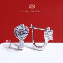 Hoa Tai BG261 CHAM JEWELRY, Chủ 5.5mm.