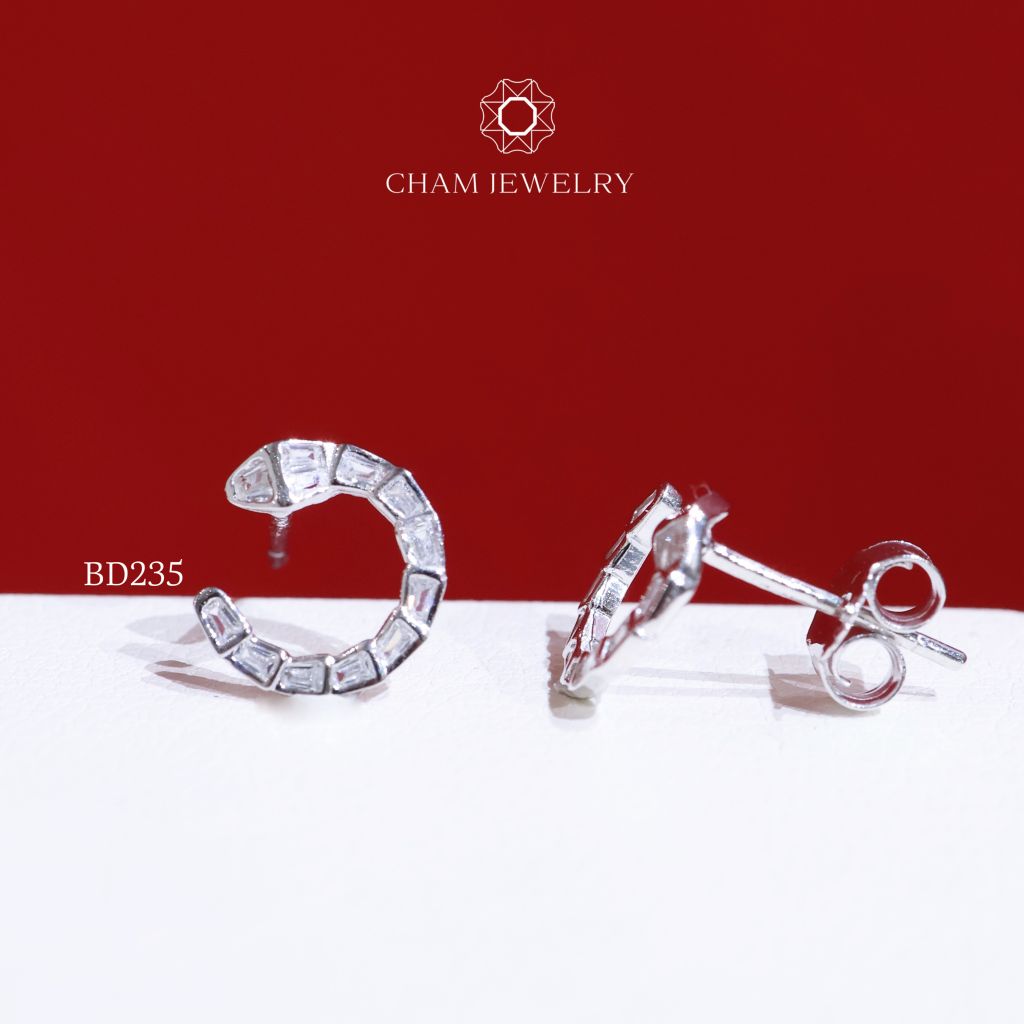 Hoa Tai BD235 CHAM JEWELRY (Barcode TBD1237).
