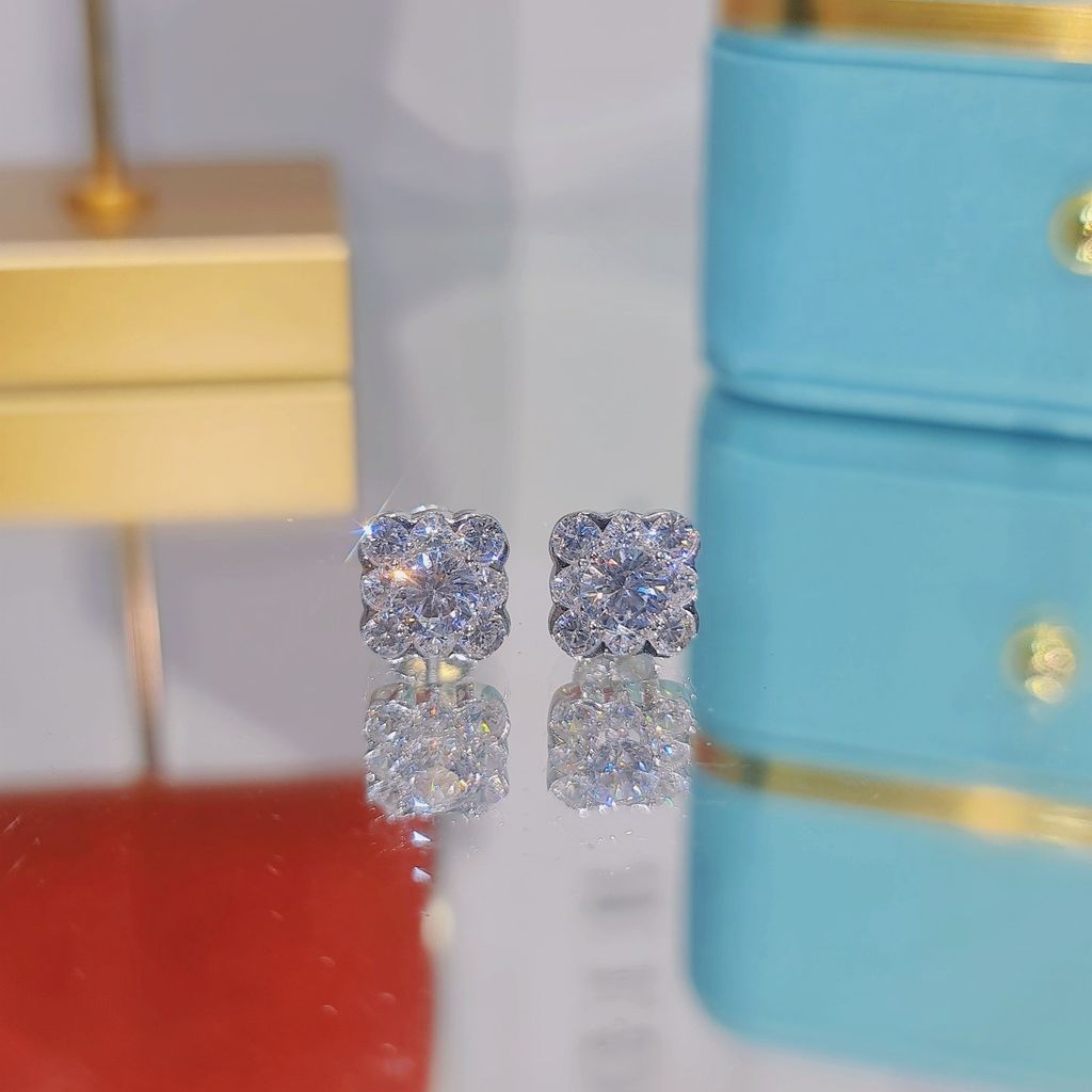 Hoa Tai BV21 CHAM JEWWLRY, Chủ 5.0mm.