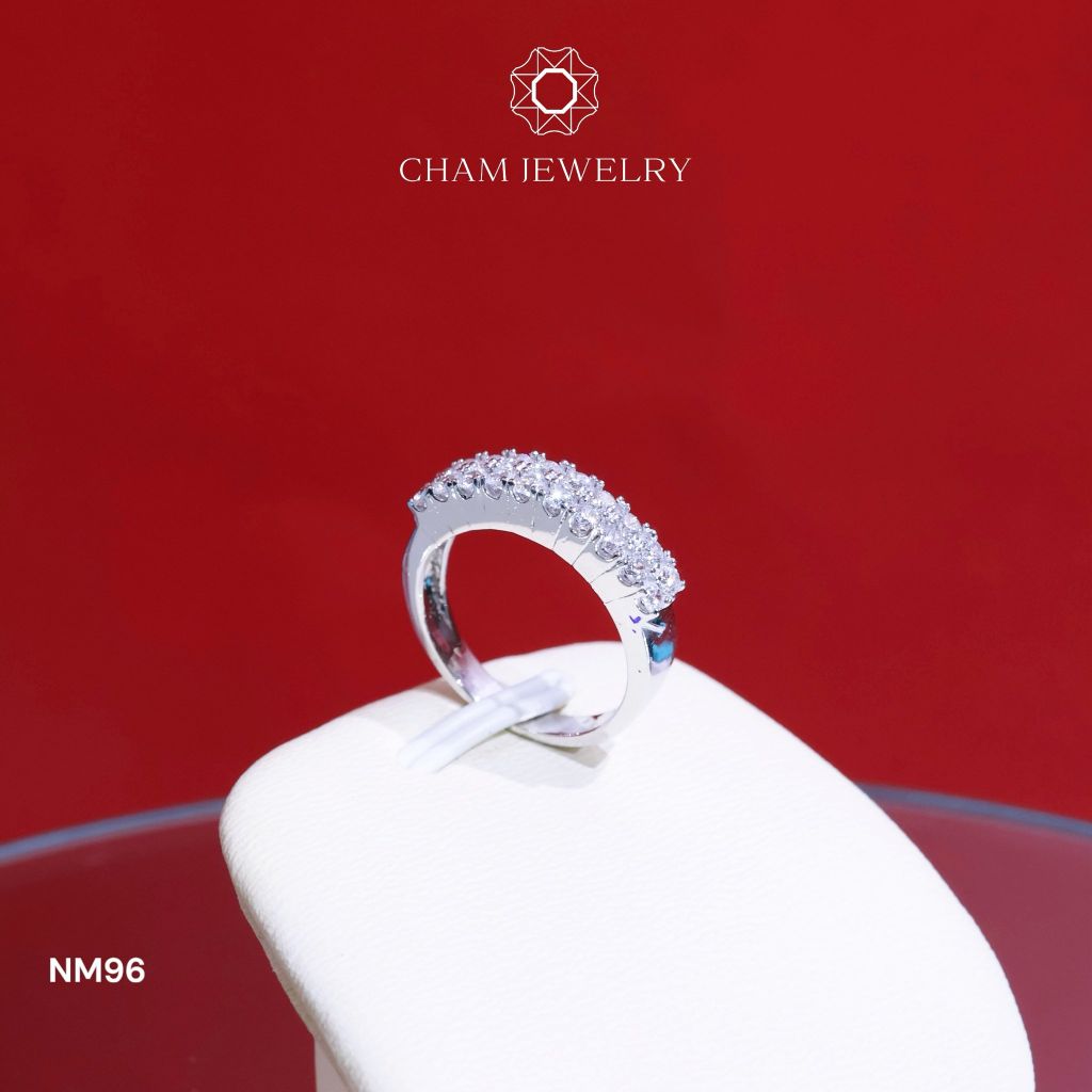 Nhẫn NM96 CHAM JEWELRY, Bản 4.5mm