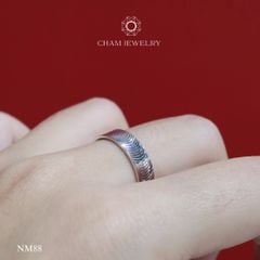 Nhẫn NM88 CHAM JEWELRY, Bản 5.0 (Barcode TNBC20).