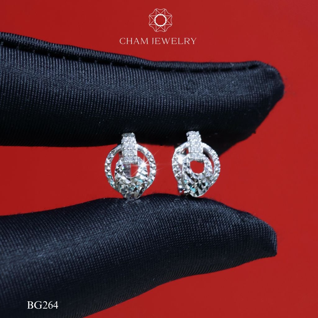 Hoa Tai BG264 CHAM JEWELRY (Barcode TBG915).