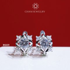 Hoa Tai CHAM JEWELRY BG221, Chủ 5.0mm (Barcode TBG853).