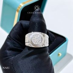 Nhẫn Nam NA81 CHAM JEWELRY, Chủ 6.0mm.