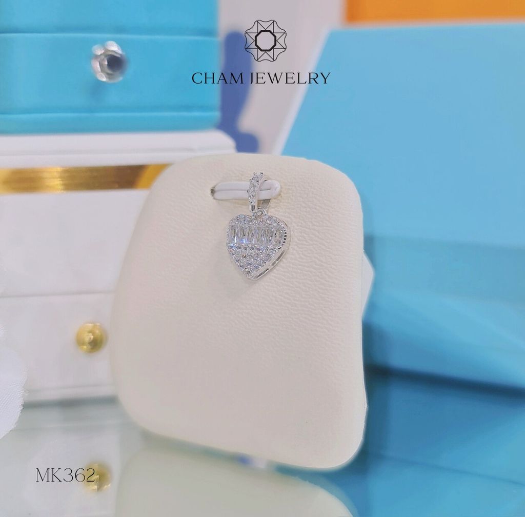 Mặt Dây Chuyền MK362 CHAM JEWELRY, Mặt Trái Tim (Barcod TMA881).