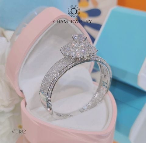 Vòng Tay VT182 CHAM JEWELRY, Chủ 8.5mm (Barcode TVB0304V).