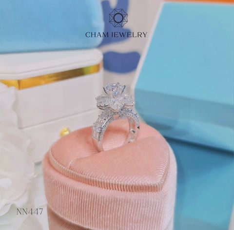 Nhẫn Nữ NN447 CHAM JEWELRY, Chủ 6.5mm (Barcode CNTN500).