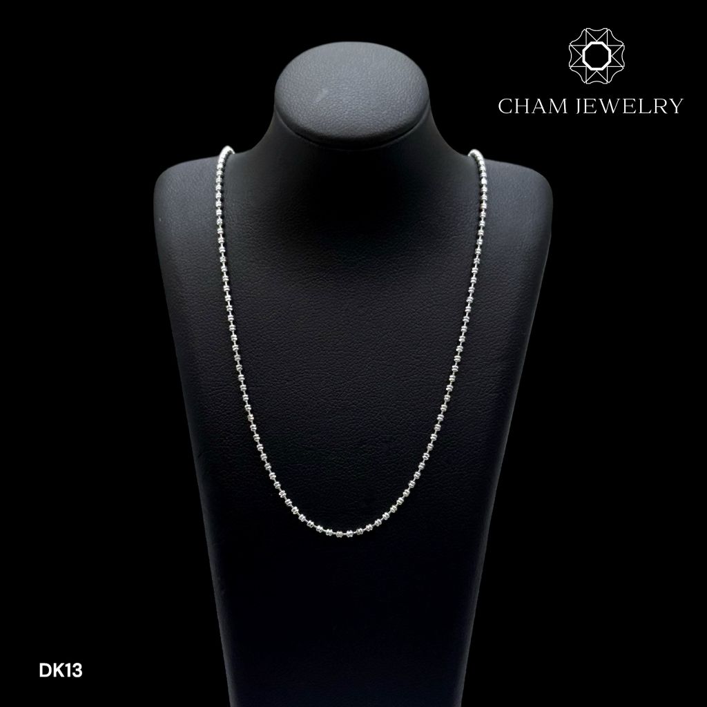 Dây Chuyền DK13 CHAM JEWELRY, Dây Bi Ý Bản 1.0mm
