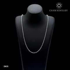 Dây Chuyền DK13 CHAM JEWELRY, Dây Bi Ý Bản 1.0mm