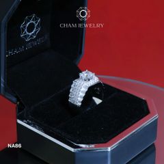 Nhẫn Nam NA86 CHAM JEWELRY, Chủ 6.0mm