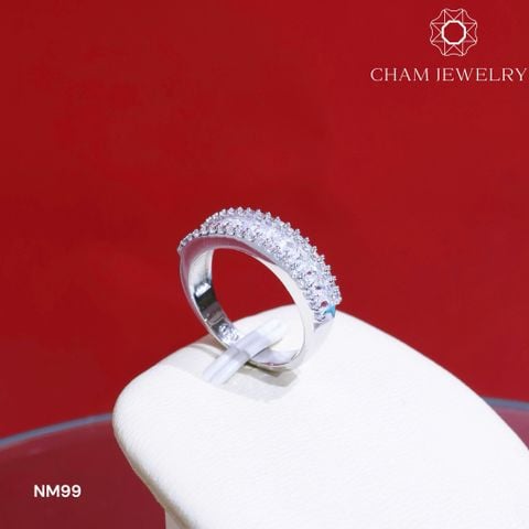 Nhẫn NM99 CHAM JEWELRY, Bản 5.5mm