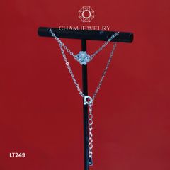 Lắc Tay LT249 CHAM JEWELRY, Free Size Bản 9.0mm (Barcode CCTLT031)