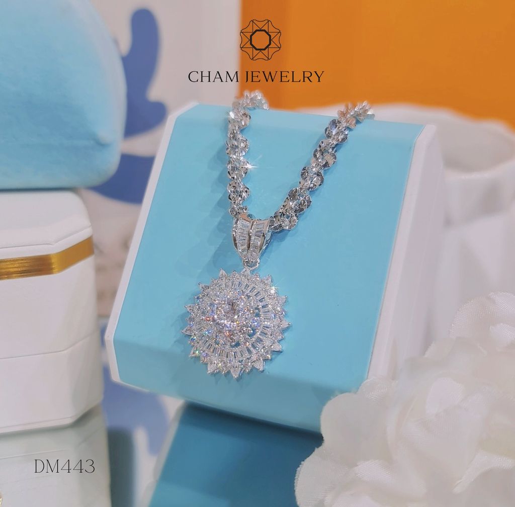 Dây Chuyền MK443-DX04 45cm CHAM JEWELRY, Chủ 6.0mm.