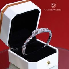 Vòng Tay VT186 CHAM JEWELRY, Vòng Rắn Bản 3.5mm (Barcode CV6880).
