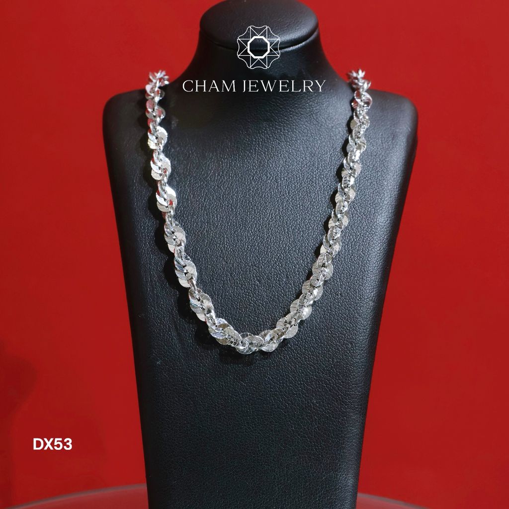 Dây Xoắn DX53 CHAM JEWELRY, Dây Xoắn Tròn Mắt Mèo Bản 5.0mm (Barcode TMDBC525).