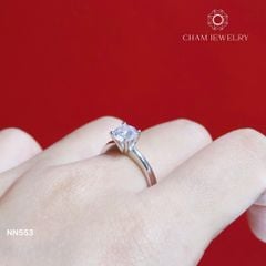 Nhẫn Nữ NN553 CHAM JEWELRY, Chủ 6.0mm (Barcode TNN1530)
