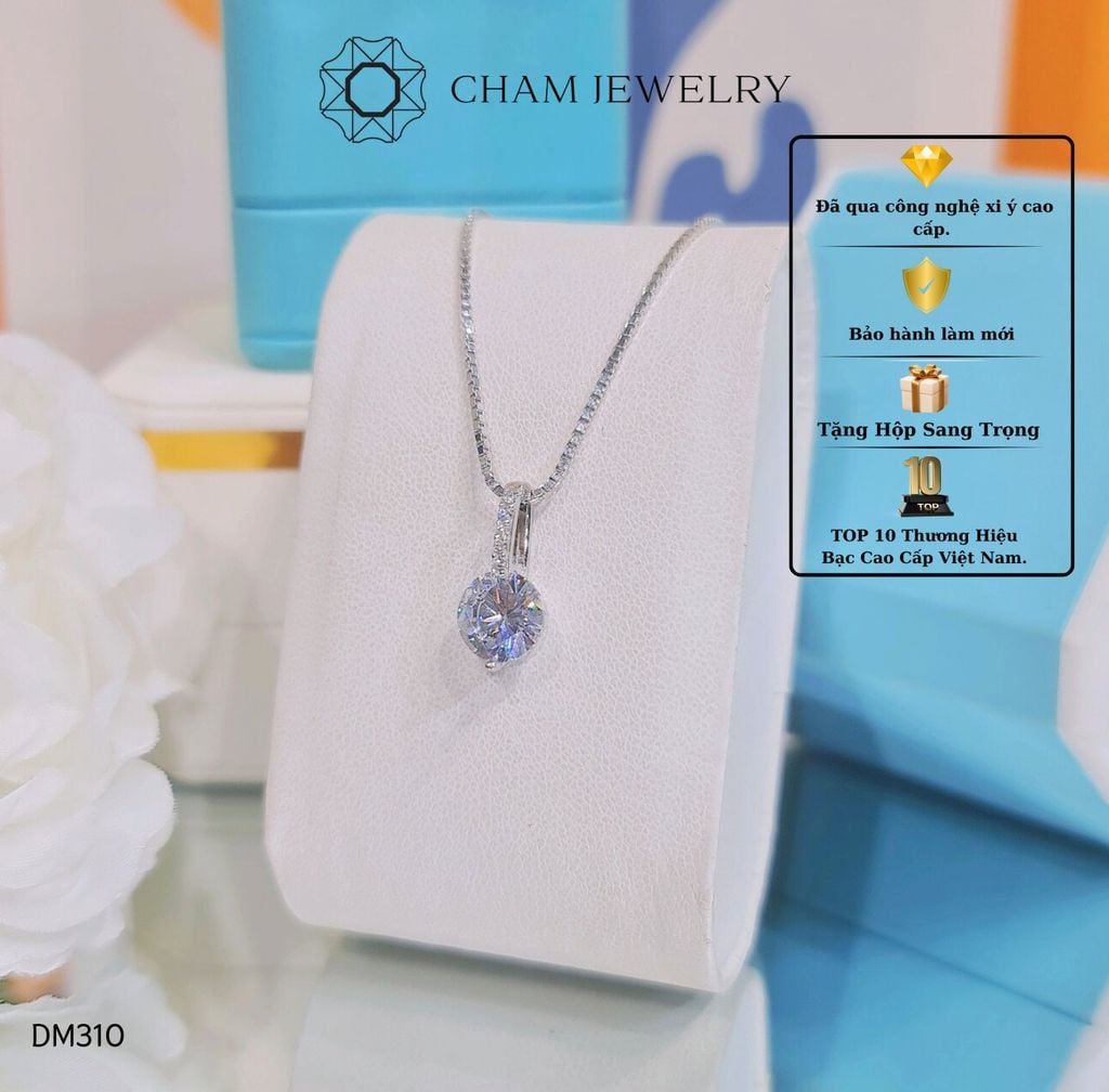 Dây Chuyền MK310-DK05 45cm CHAM JEWELRY, Chủ 8.0mm.