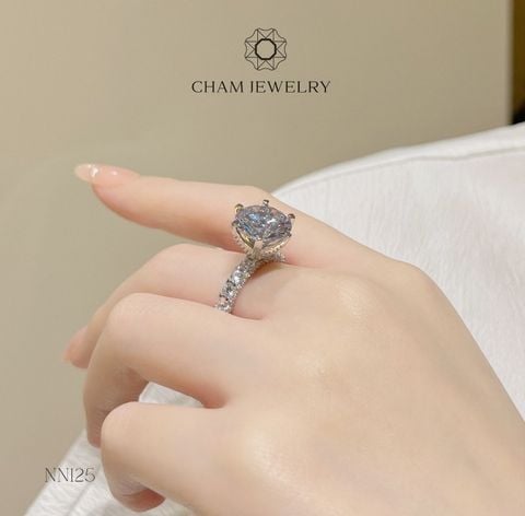 Nhẫn CHAM JEWELRY NN125 , Chủ 12.0mm ( Barcode TNN0363).