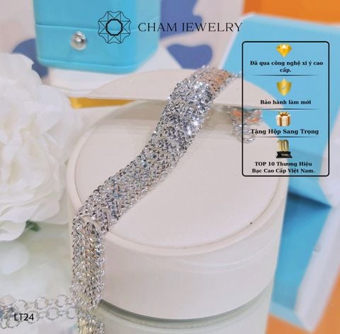 Lắc Tay CHAM JEWELRY LT24, Lắc Vãy Cá (Barcode TLBC0598).