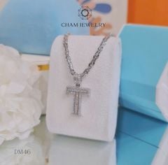 Dây Chuyền MK46-DX01 45cm CHAM JEWELRY.Mặt chữ T