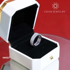Nhẫn NM107 CHAM JEWELRY, Nhẫn Full Đá (Barcode TNF09-CADN701A)