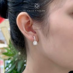 Hoa Tai CHAM JEWELRY BG07, Chủ 4.5mm (Barcode TBG169).