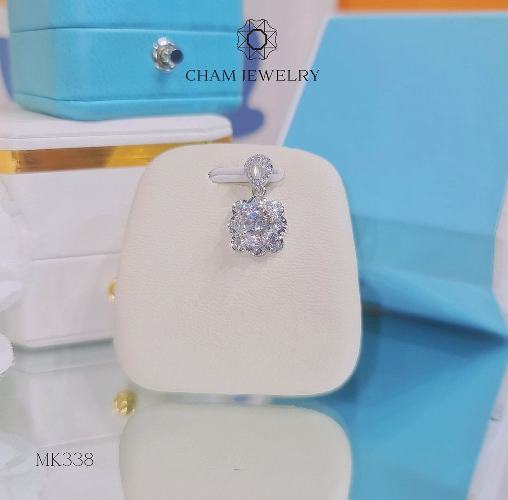 Mặt Dây Chuyền MK338 CHAM JEWELRY, Chủ 5.5mm (Barcode TMA1384).