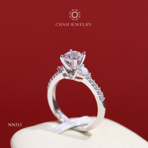Nhẫn Nữ NN513 CHAM JEWELRY, Chủ 6.0mm (Barcode C3DN467).